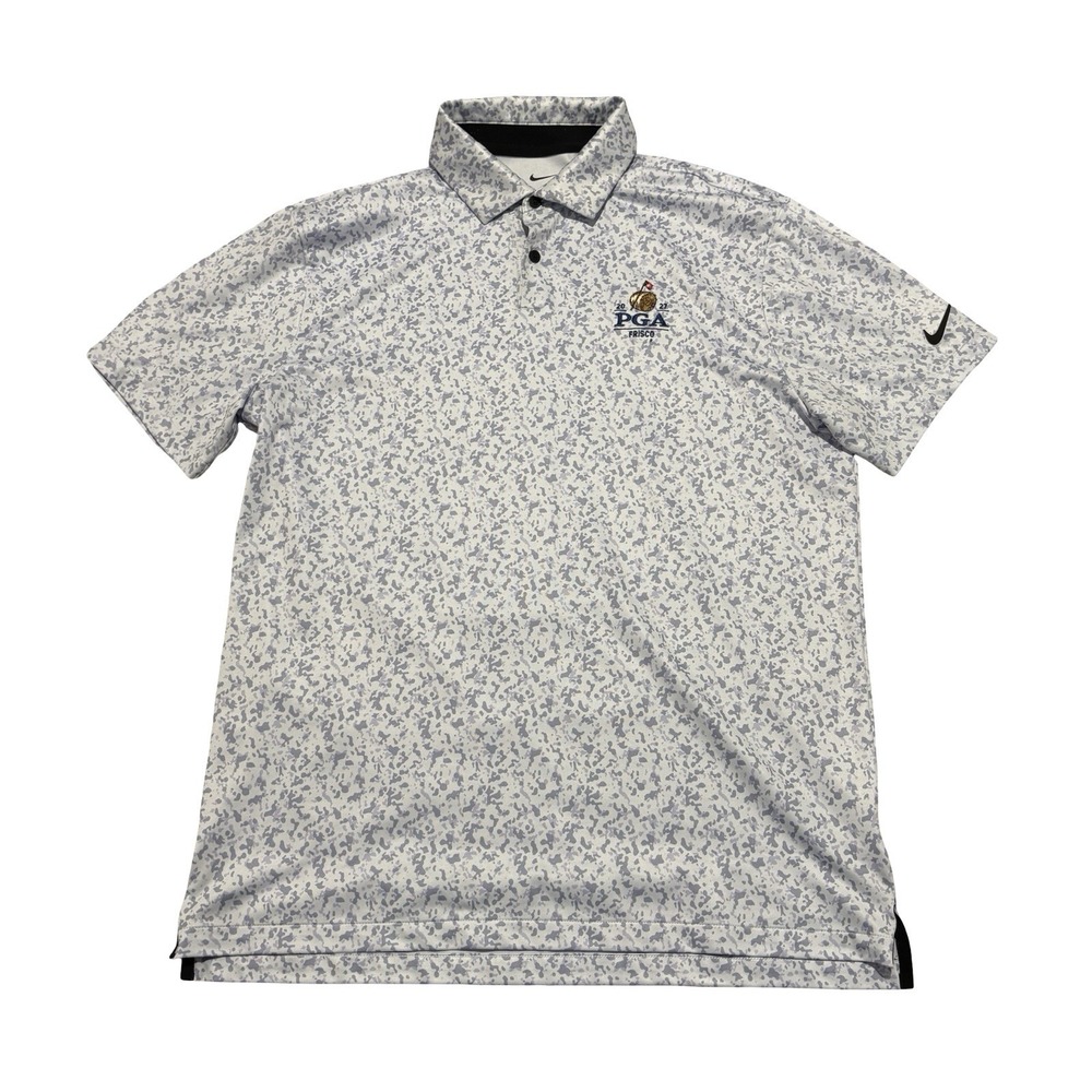 Nike Dri-FIT Men's Frisco PGA Polo Shirt Golf Size Medium 22 x 29